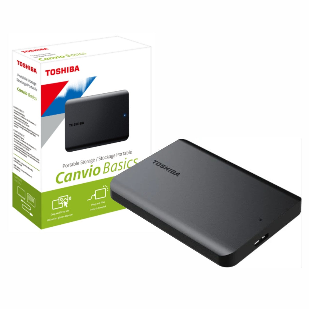 Disco Duro Externo Toshiba Canvio Basics 4TB USB 3.2 Portátil