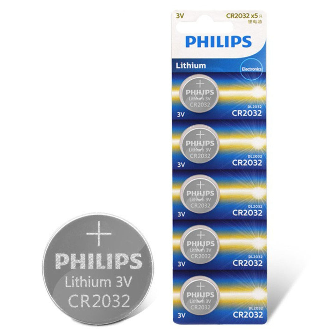 Pila de Litio Philips CR2032 3V Blister x 5 unidades