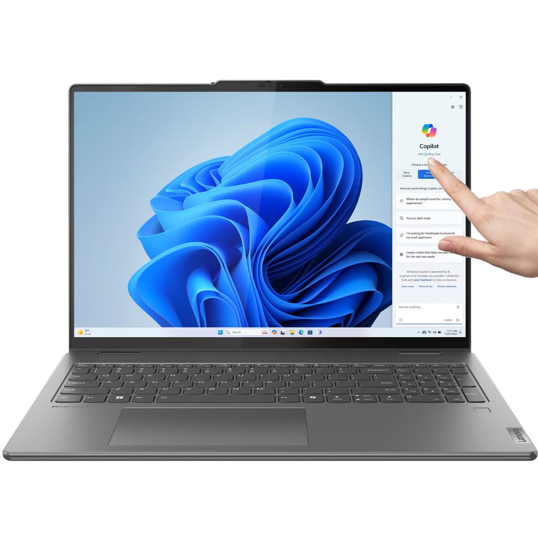 Notebook Convertible Lenovo Core Ultra 7 16 pulgadas Touch 1TB SSD