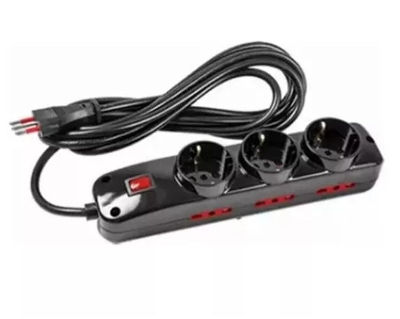 Alargue Conatel 3m 3xSchuko 6x3L 2500W