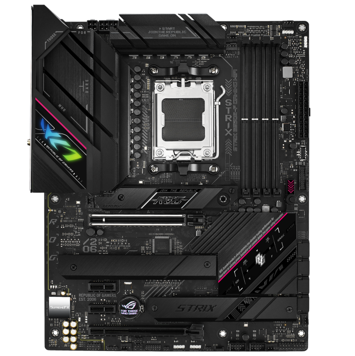 Motherboard Asus ROG Strix B650E-F WiFi 6E AM5 ATX para AMD Ryzen