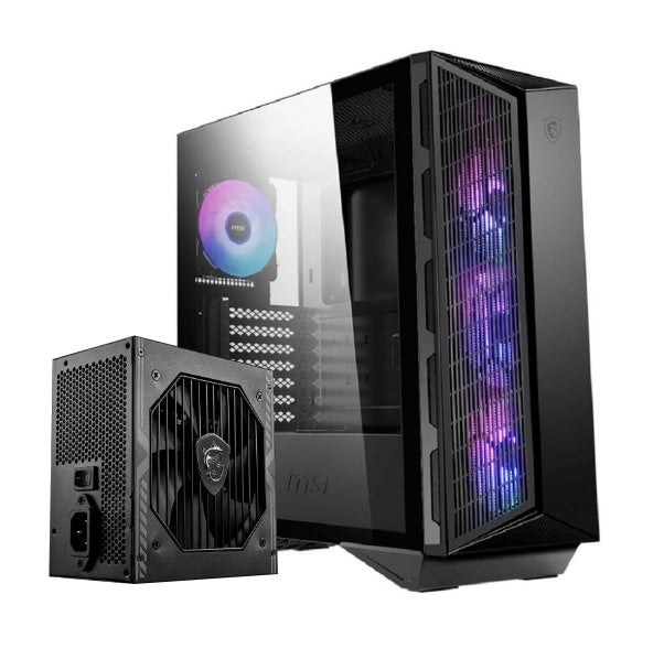 Combo Gabinete MSI Gungnir 111R ARGB + Fuente 550W 80 Plus Bronze