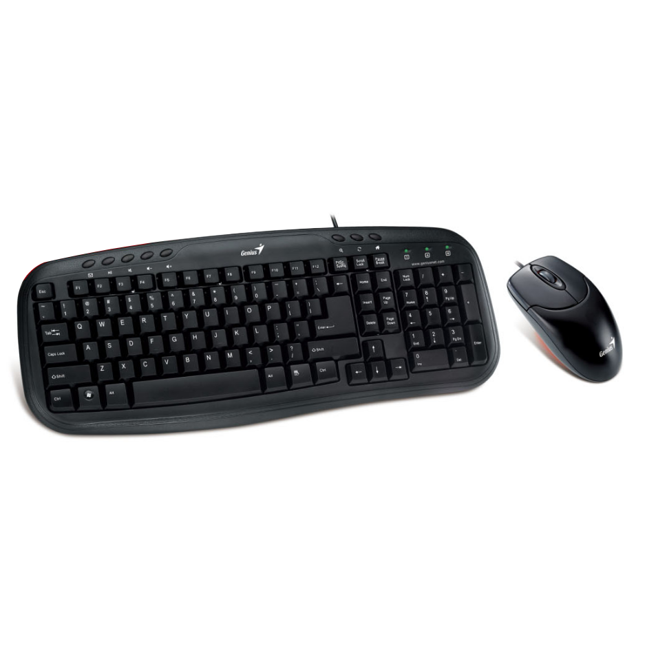 Combo Genius KM-200 multimedia teclado y mouse usb