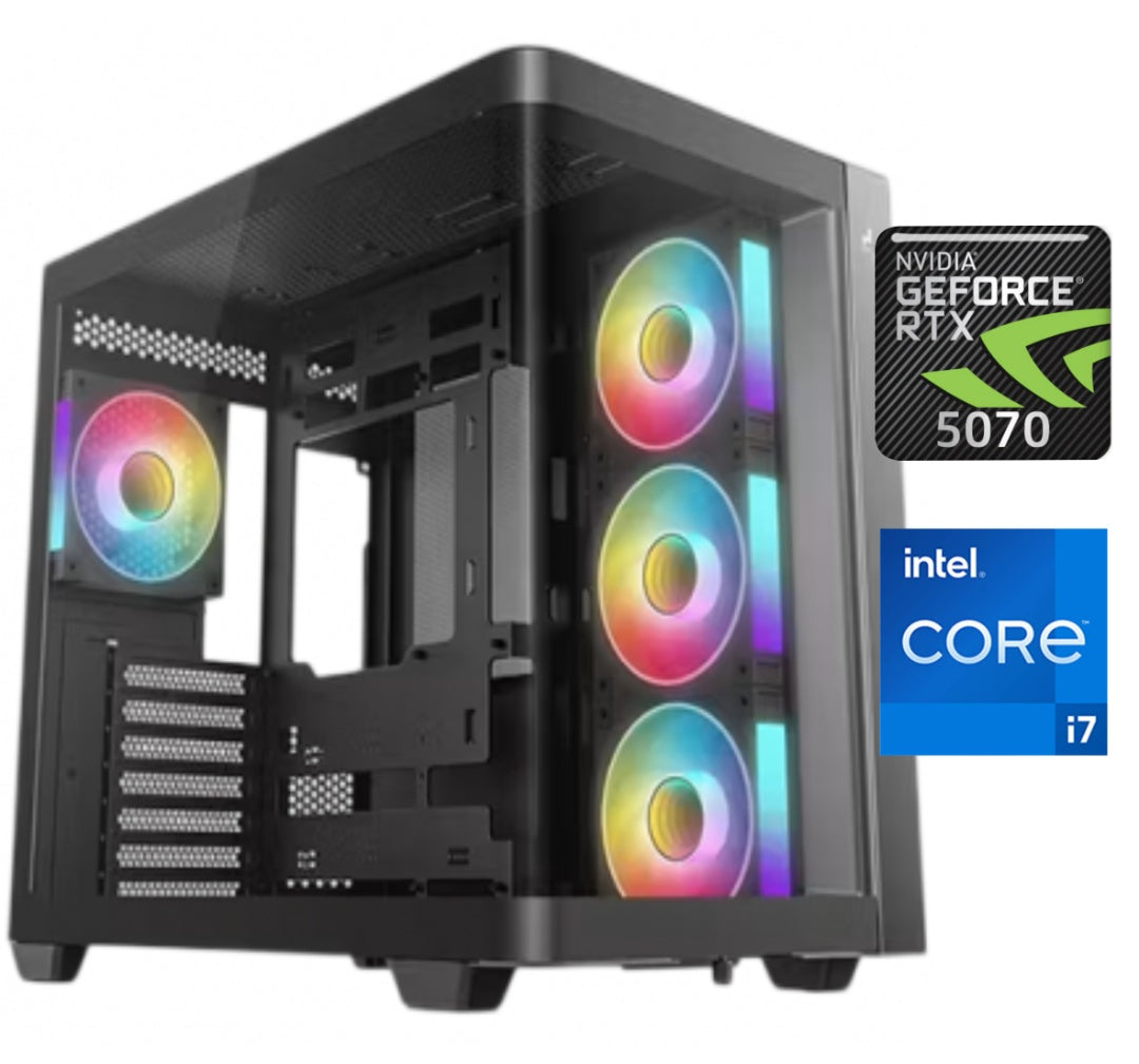 Equipo Gamer Core i7 14700F, 32GB, 1TB NVMe, RTX 5070 12GB