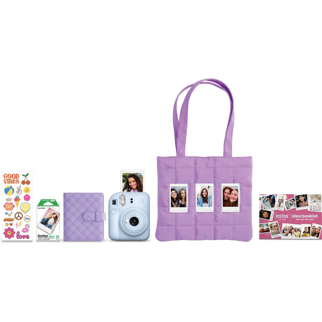 Camara Fujifilm Instax Mini 12 Holiday Bundle Azul