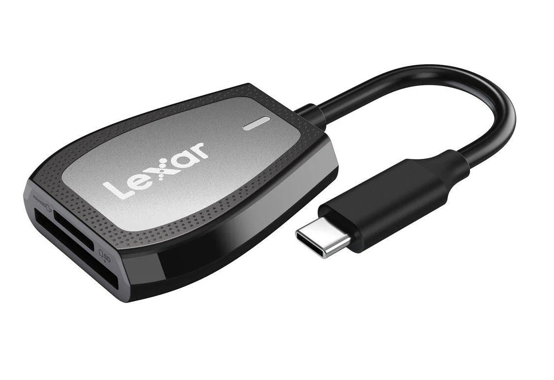 Lector de Memorias Lexar RW470 USB-C 3.2 Dual-Slot SD y microSD