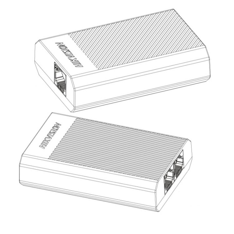 Extensor PoE Hikvision 2 Salidas Gigabit