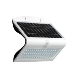 Luminaria Solar LED Exterior 400 Lúmenes con Sensor de Movimiento
