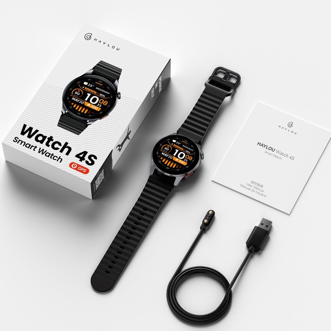 Smartwatch Haylou Watch 4S con GPS y AMOLED – Technica Uruguay