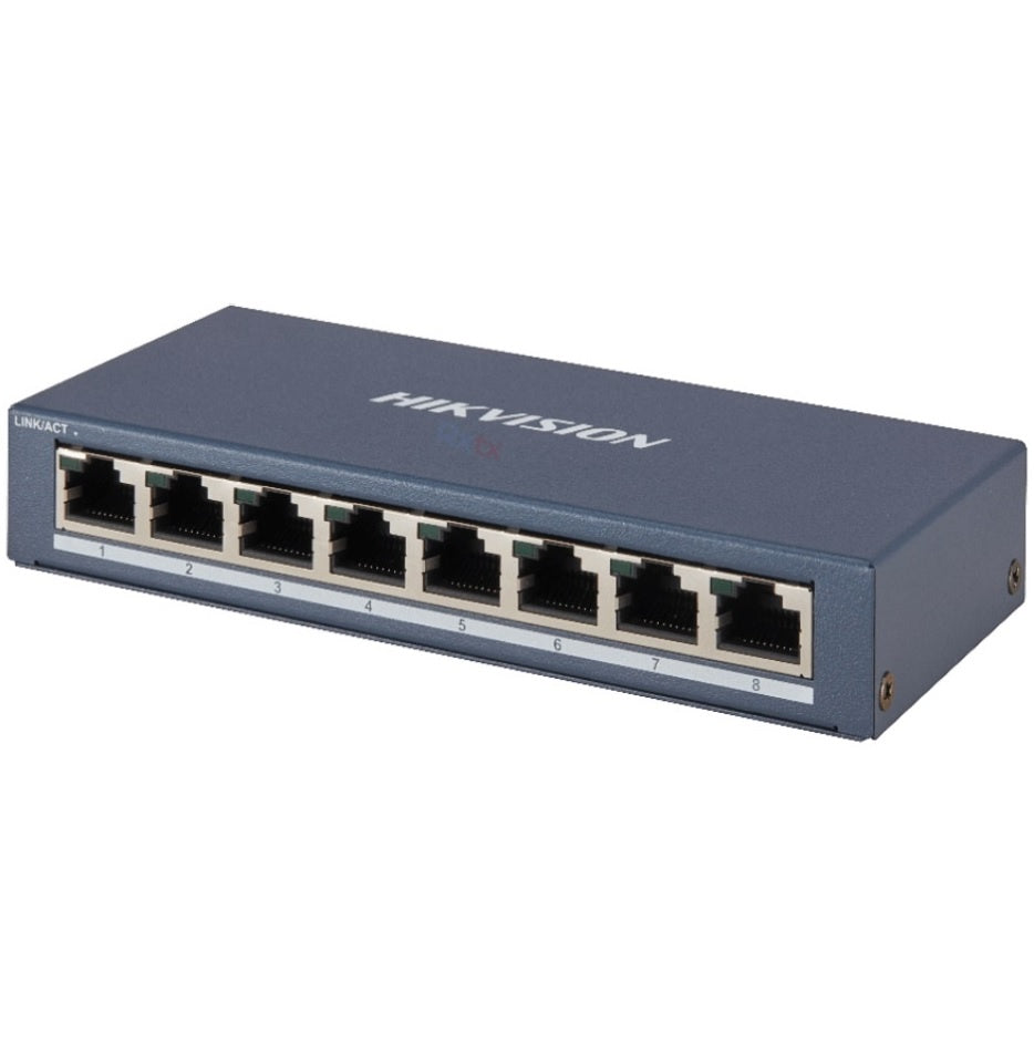 Switch PoE Hikvision 8 Puertos Gigabit 60W