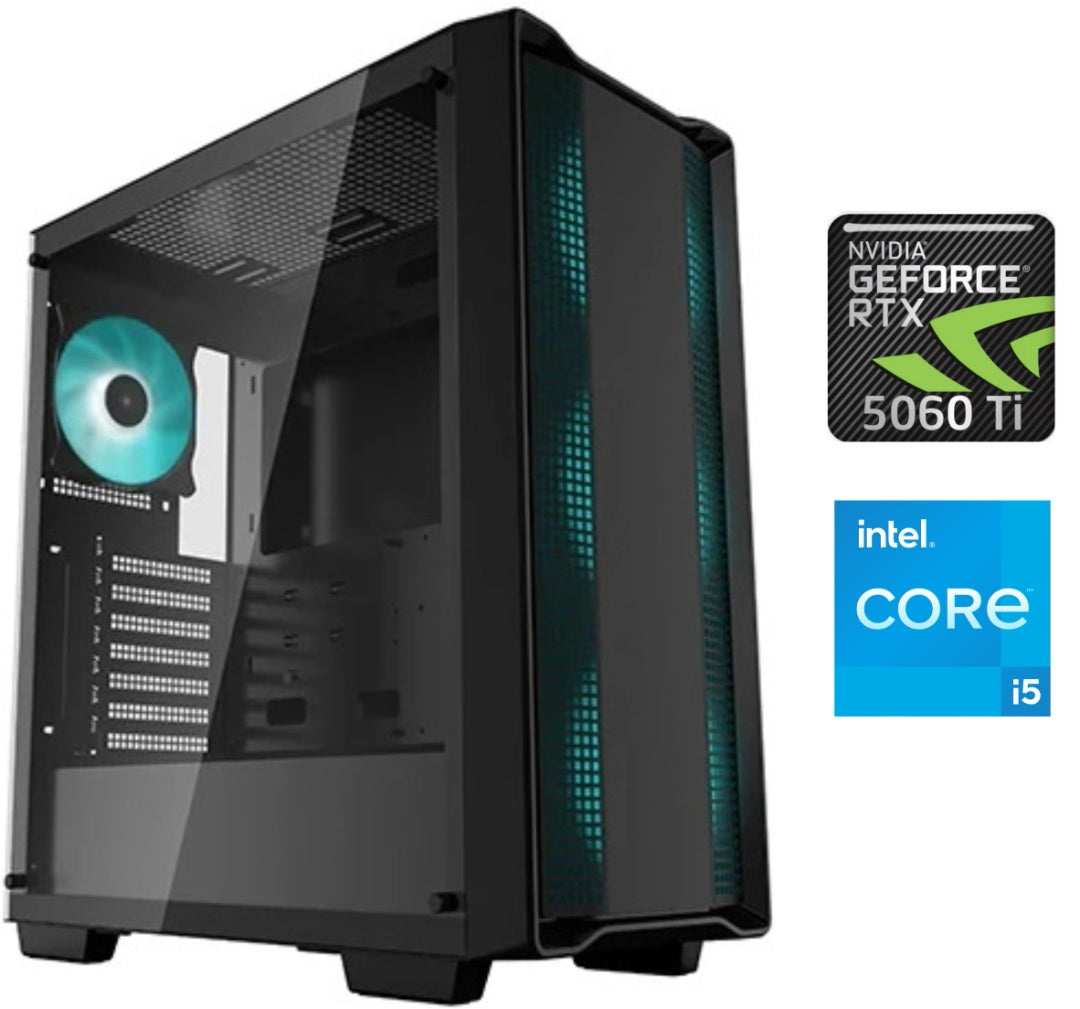 PC Gamer Core i5 12400F RTX 5060Ti 8GB 16GB RAM 1TB SSD