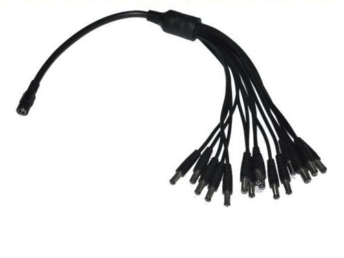 Splitter de Poder para Cámaras CCTV 1 a 16 Salidas