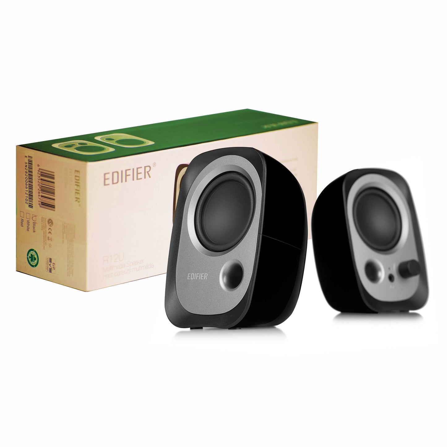 Parlantes 2.0 Edifier R12U 4W RMS Negros