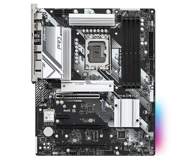 Motherboard ASRock B760 Pro RS LGA1700 DDR5 ATX para Intel