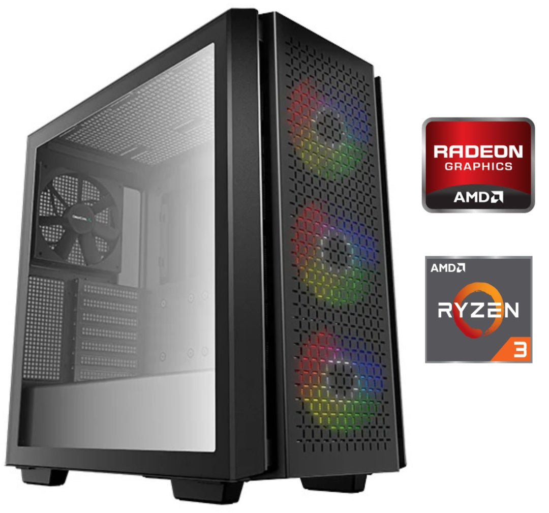 Equipo Gamer Ryzen 3 3200G, 16GB, 500GB, Gráficos Radeon