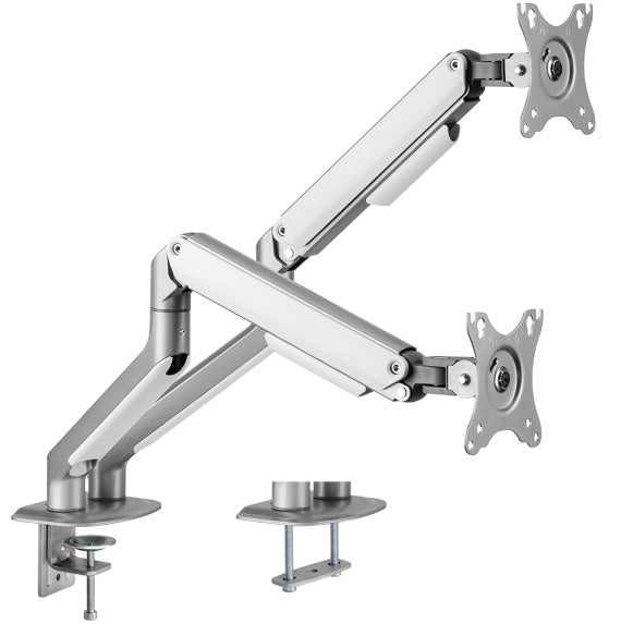 Soporte de escritorio Brateck con doble brazo articulado 17"-32"