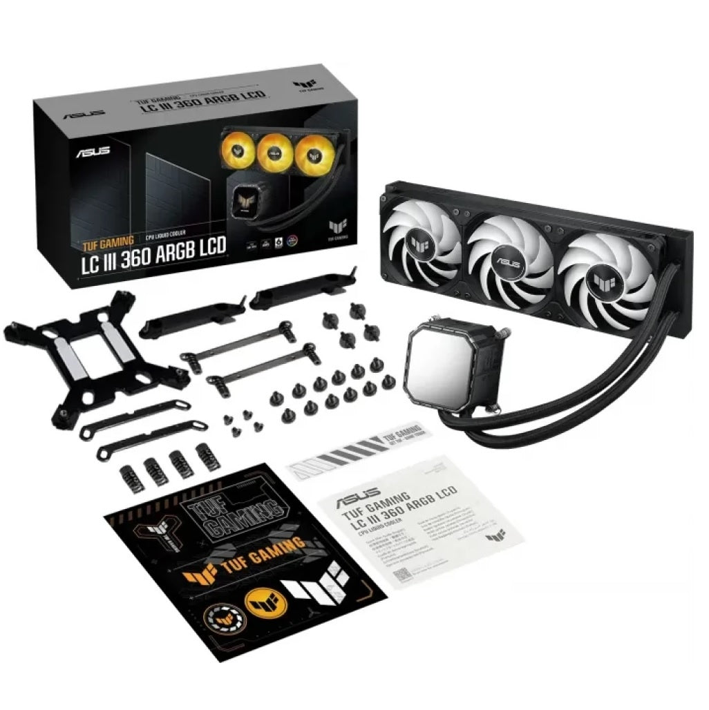 Cooler Líquido ASUS TUF Gaming LC III 360 ARGB LCD Negro