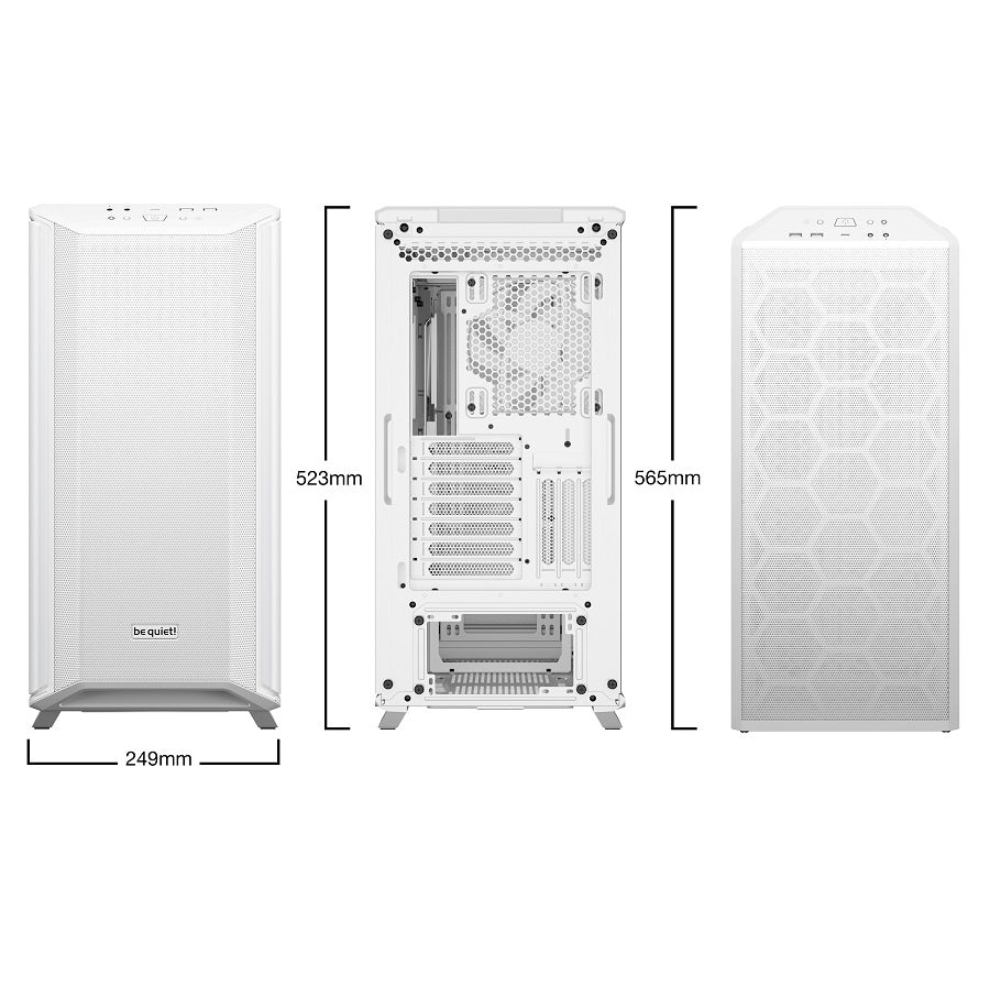 Gabinete be quiet! Dark Base Pro 701 ATX Blanco con Cristal Templado