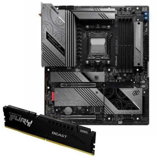 Mother Asrock X870E + Memoria Kingston DDR5 32GB