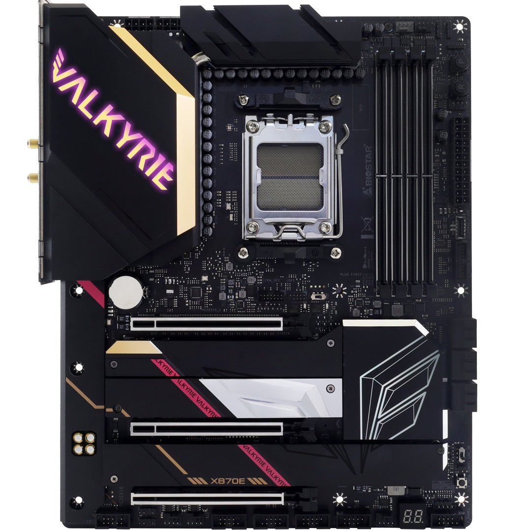 Motherboard BioStar X870E VALKYRIE AM5 DDR5 ATX para Ryzen 9000