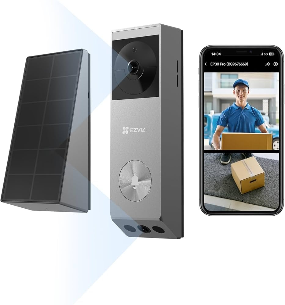 Kit Timbre Ezviz EP3x Pro 2K con Pantalla Táctil SD7 Smart Home
