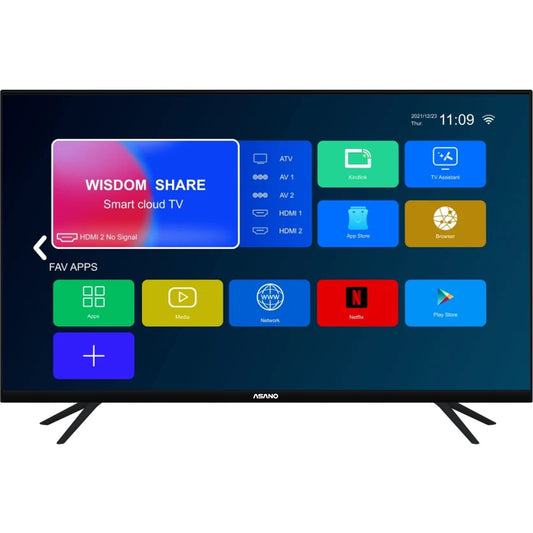 Smart TV Asano 50 pulgadas Full HD Android 14 sin bordes