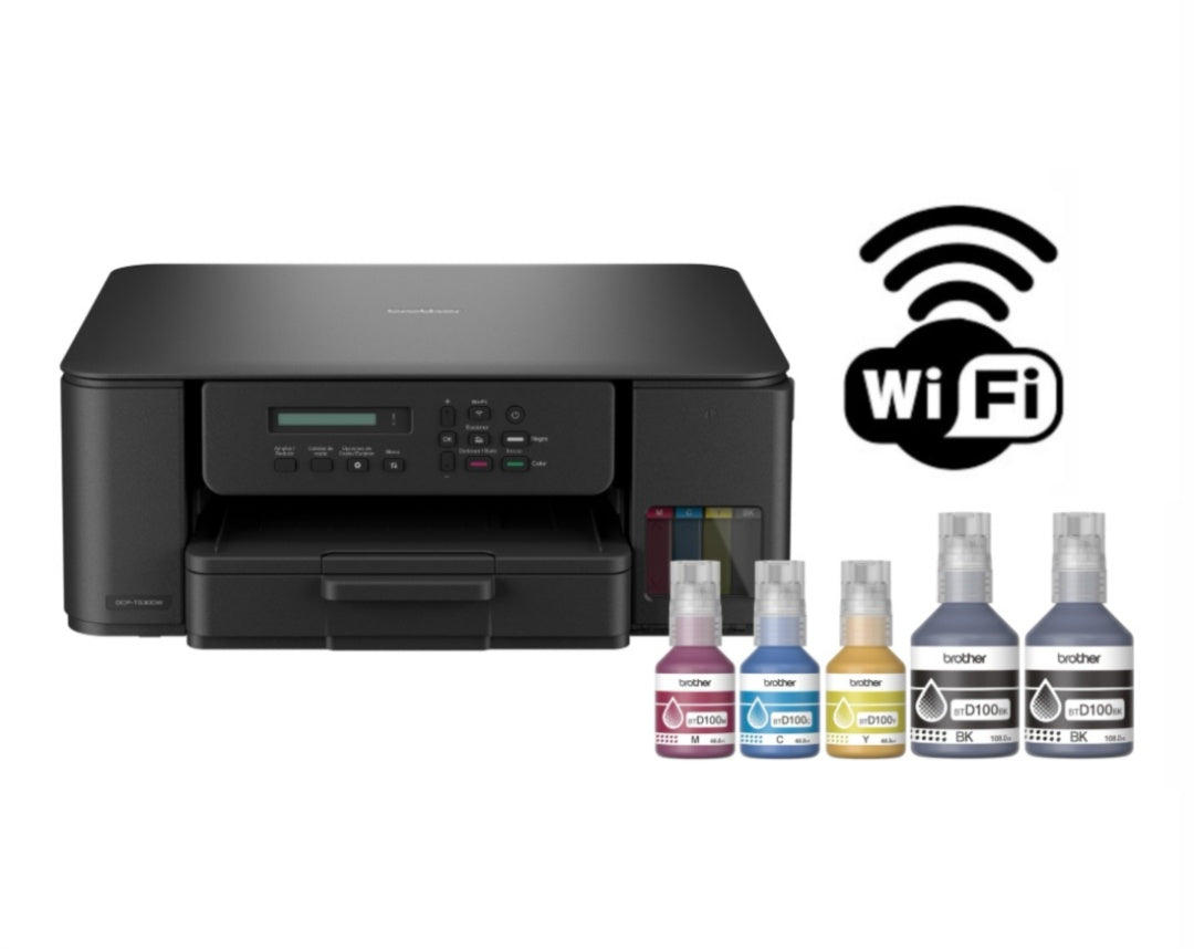 Impresora Multifunción Brother DCP-T530DW Wi-Fi Dúplex Tanque Tinta