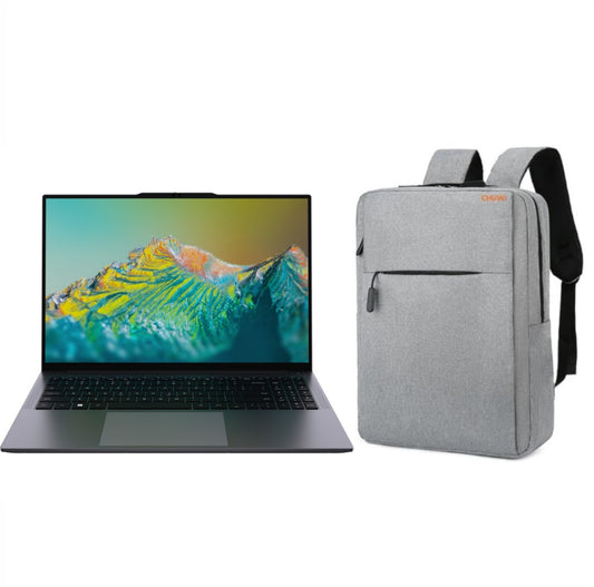 Combo Notebook Chuwi Ryzen 5 16GB 512GB 16 pulgadas + Mochila Gris