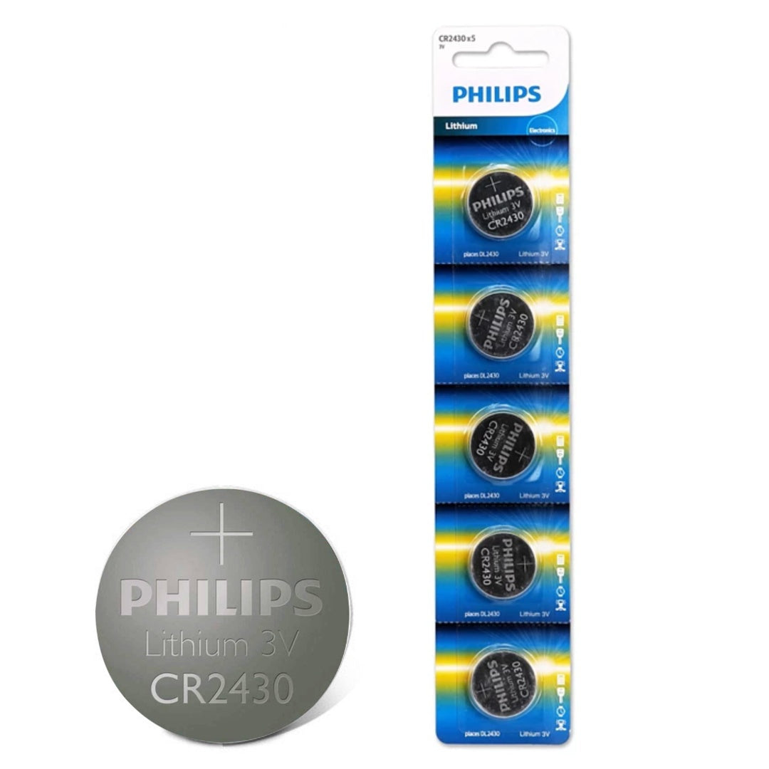Pila de Litio Philips CR2430 3V Blister x 5 unidades