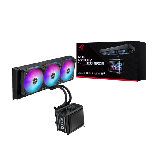 Cooler Líquido Asus ROG Ryuo IV 360 ARGB con pantalla AMOLED