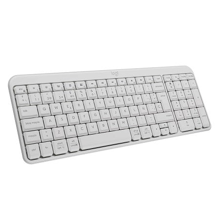 Teclado Logitech K250 blanco inalambrico