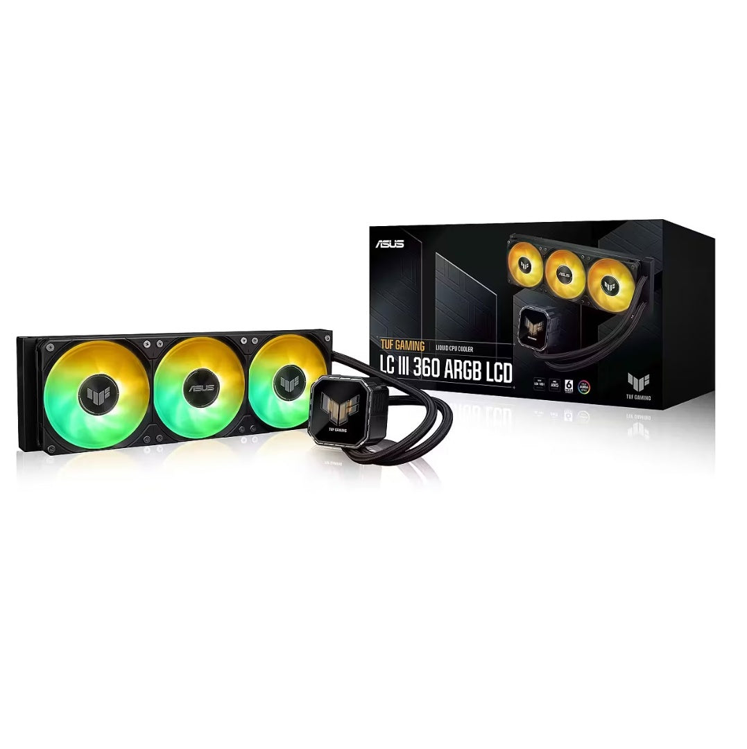 Cooler Líquido ASUS TUF Gaming LC III 360 ARGB LCD Negro