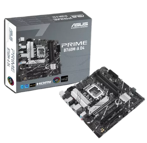 Motherboard Asus Prime B760M-A D4 LGA 1700 DDR4 Micro-ATX