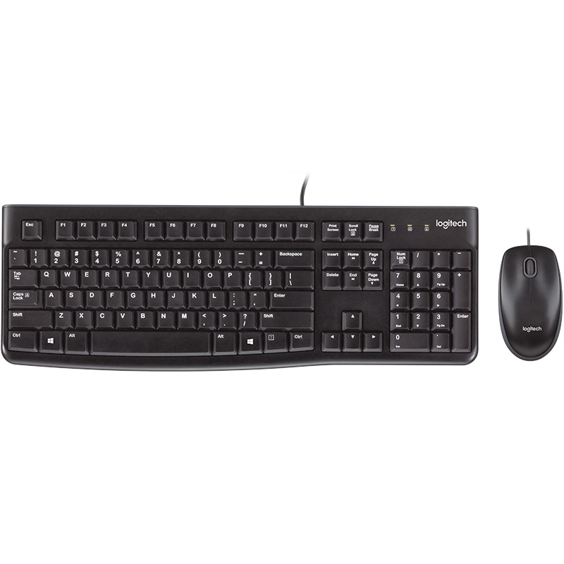 Combo Logitech MK120 teclado y mouse USB