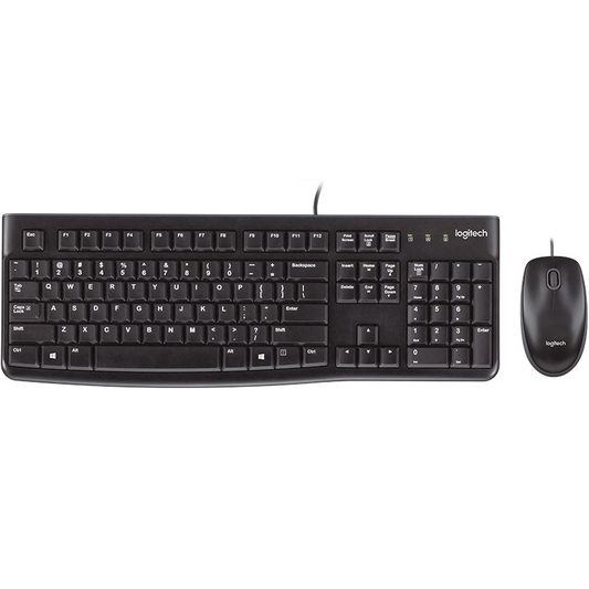 Combo Logitech MK120 teclado y mouse USB