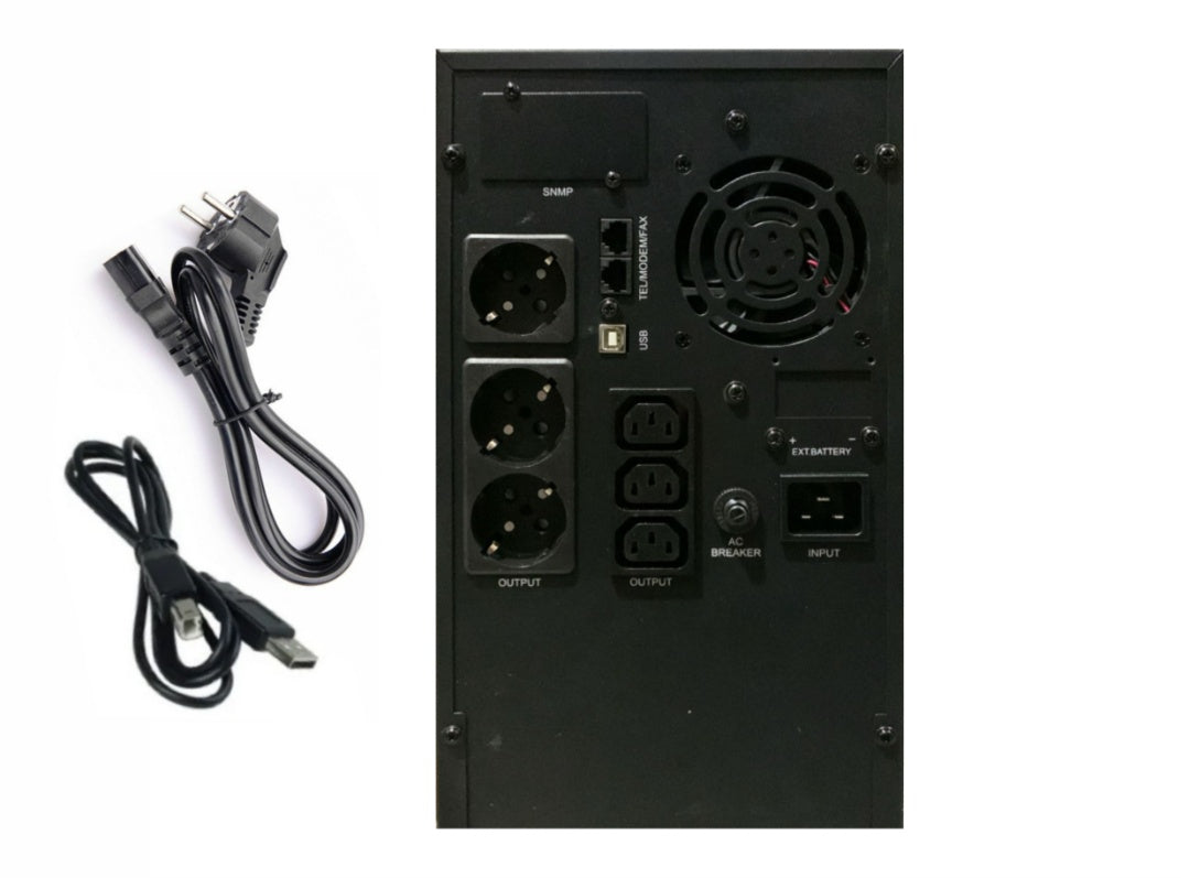 UPS NRG+ 3000VA 2400W Onda Senoidal Pura con Pantalla LCD