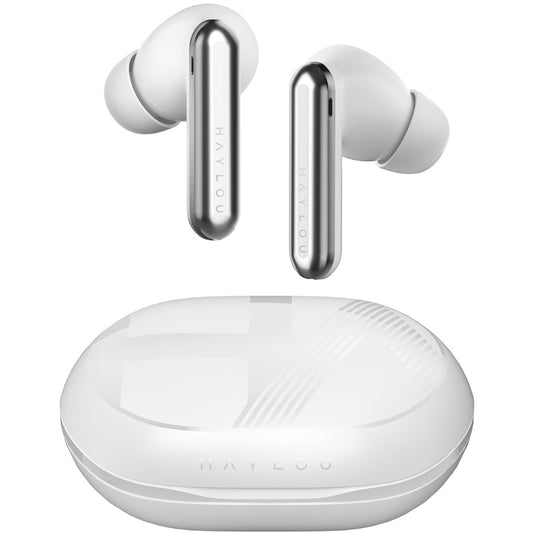 Auriculares TWS Haylou Mori Plus Blancos con ANC y 32hs de batería