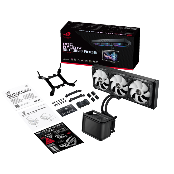 Cooler Líquido Asus ROG Ryuo IV 360 ARGB con pantalla AMOLED