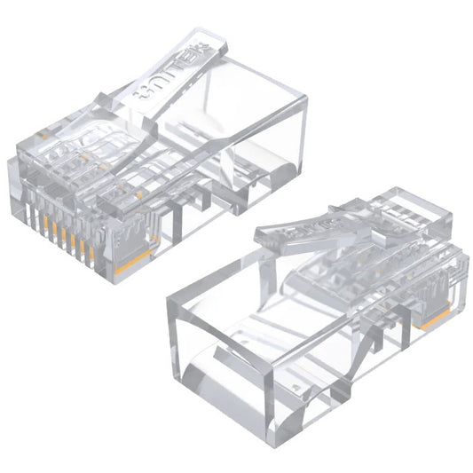 Conector RJ45 Pass-Through Cat 6 Unitek para cables de red