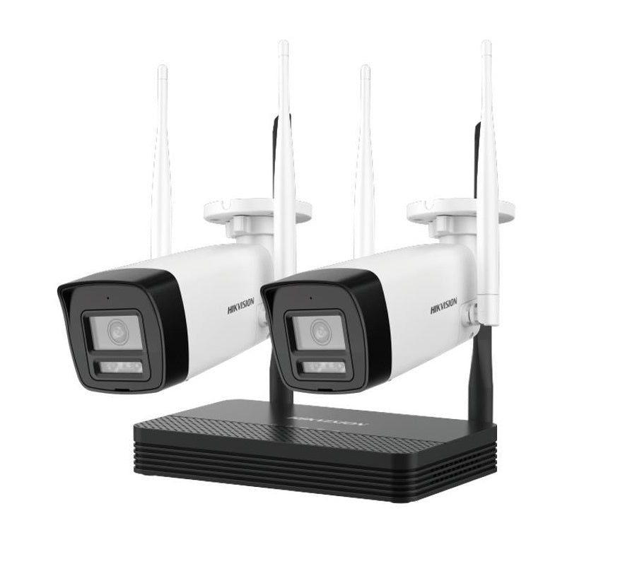 Kit Wi-Fi Hikvision EasyLink 2 cámaras bullet 4MP con NVS