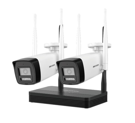 Kit Wi-Fi Hikvision EasyLink 2 cámaras bullet 4MP con NVS