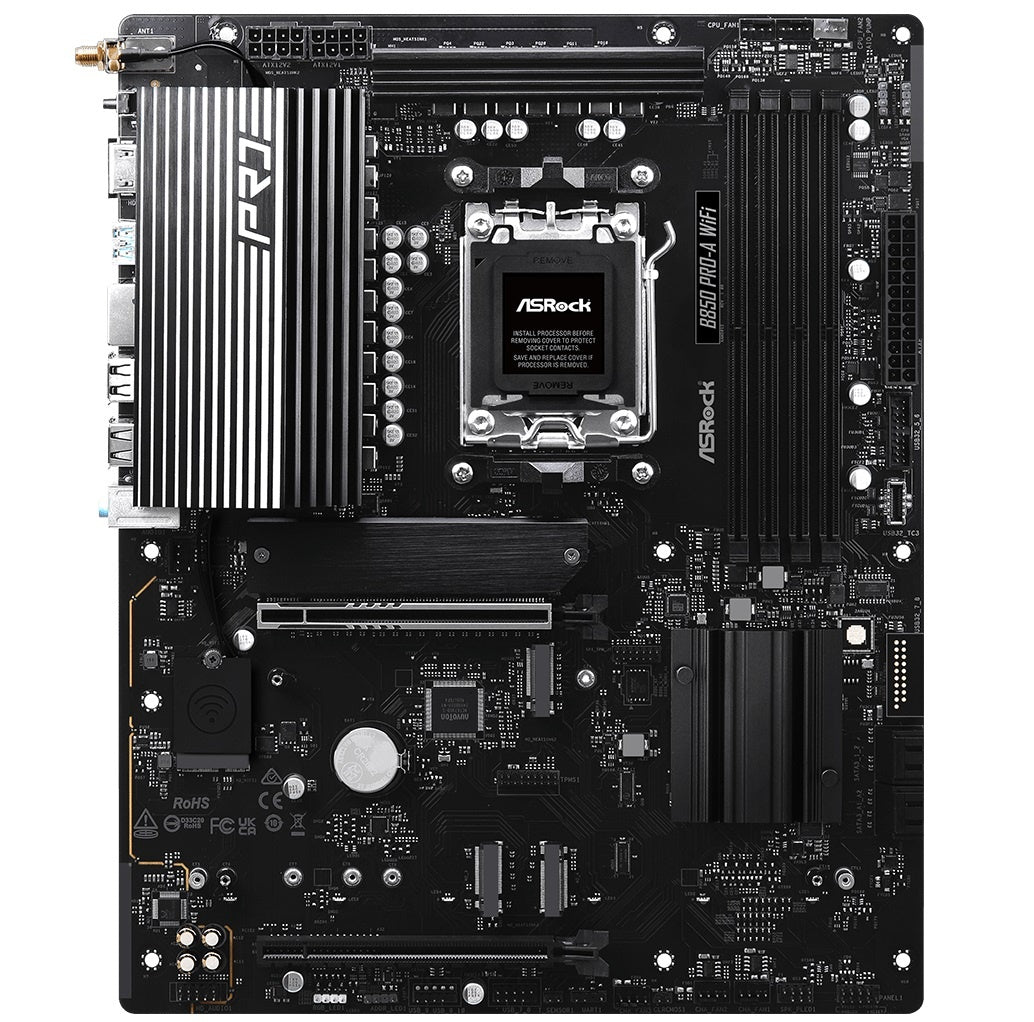 Motherboard ASRock B850 Pro-A AM5 WiFi ATX para AMD Ryzen