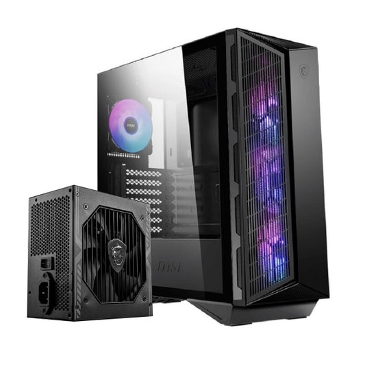 Combo Gabinete MSI Gungnir 111R ARGB + Fuente 550W 80 Plus Bronze