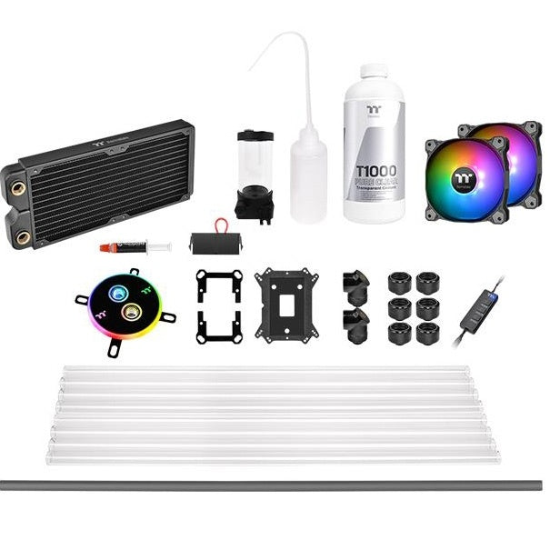 Kit Refrigeración Líquida Thermaltake Pacific C240 DDC Hard Tube ARGB