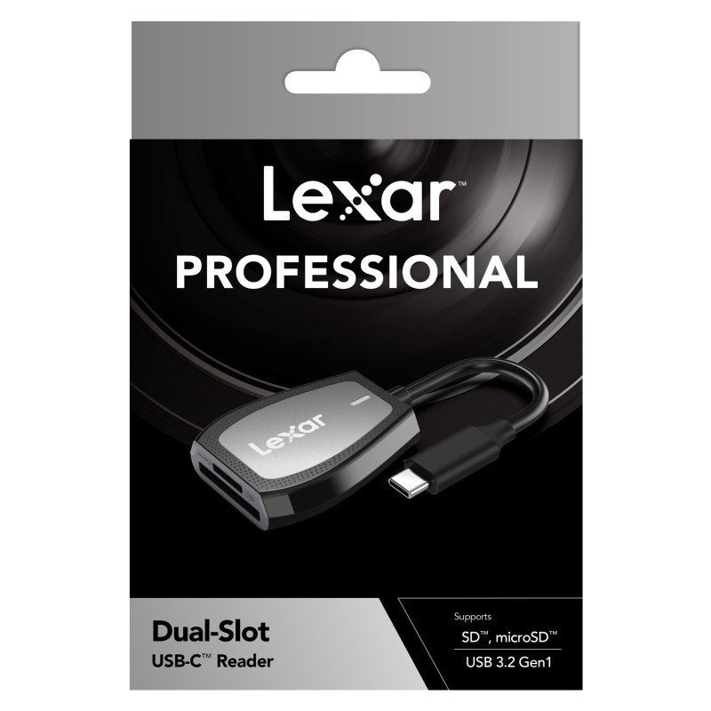 Lector de Memorias Lexar RW470 USB-C 3.2 Dual-Slot SD y microSD