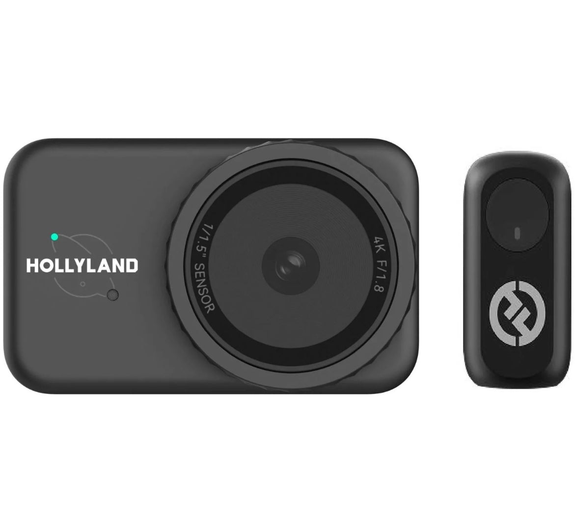 Cámara Web Hollyland Lyra 4K UHD con Transmisor | Negra