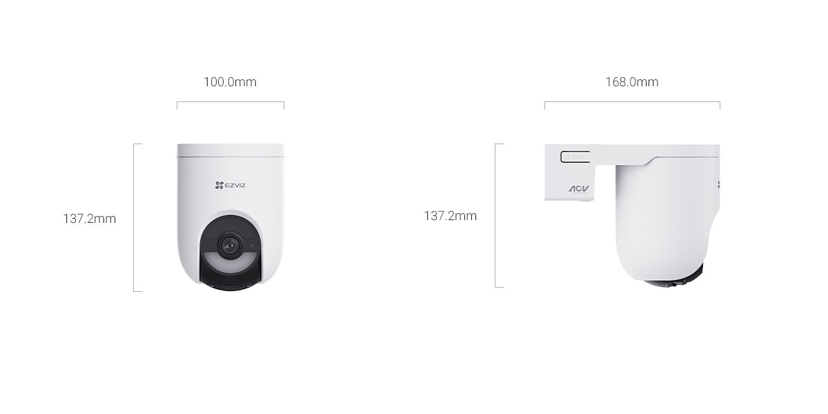 Cámara Ezviz HB8 Lite 4G Wi-Fi 6 4MP Solar Kit