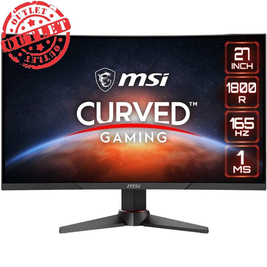 Monitor Gamer MSI Curvo 27 pulgadas 165Hz 1ms FHD - Outlet