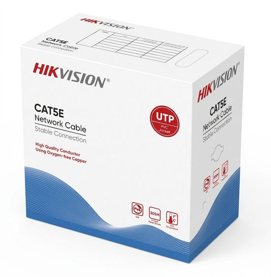 Cable UTP Hikvision Cat5E 305m cobre