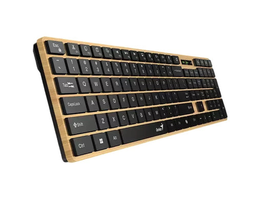 Teclado Genius SlimStar 7250BT madera Bluettoth